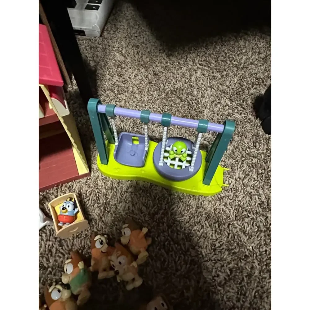 Well loved Bluey Play House and Accessories